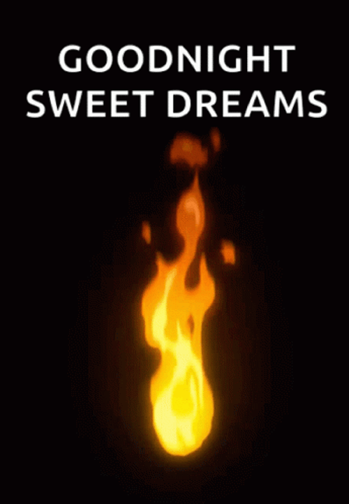 Sweet Dreams Fire Light GIF