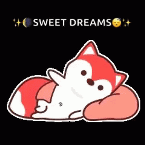 Sweet Dreams Fox GIF