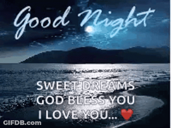 Sweet Dreams Good Night God Bless You Always GIF