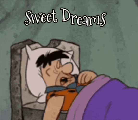 Sweet Dreams Goodnight The Flintstones GIF