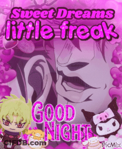 Sweet Dreams Little Freak Good Night Cartoon Character GIF