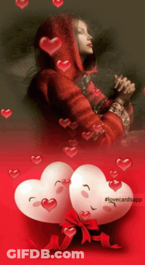 Sweet Dreams My Love Animated Hearts GIF