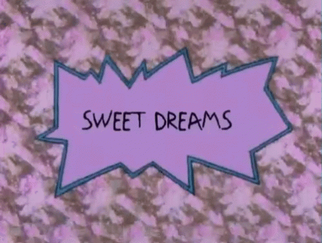 Sweet Dreams Retro Greeting GIF