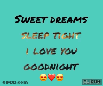 Sweet Dreams Sleep Tight Goodnight GIF
