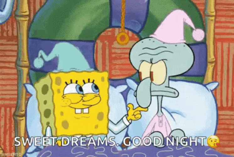 Sweet Dreams SpongeBob GIF
