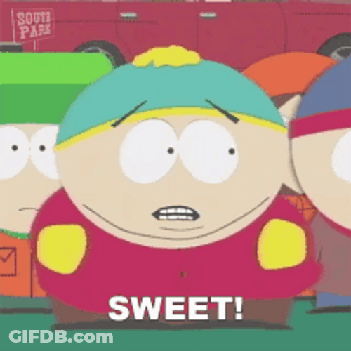 Sweet Eric Cartman South Park GIF