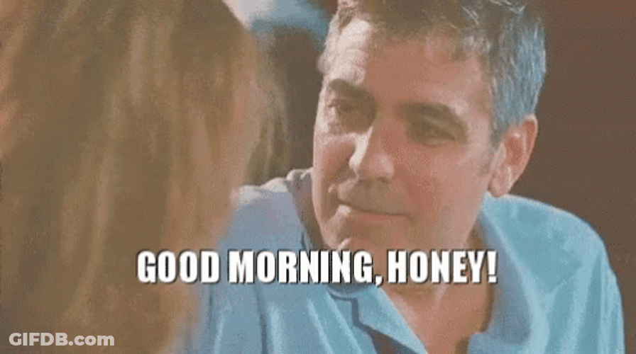 Sweet George Clooney GIF