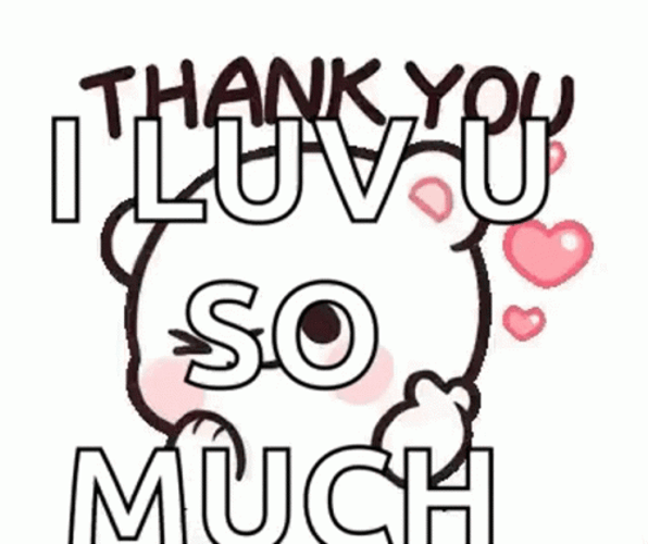 Sweet Giggly Milk Thank You Love You GIF