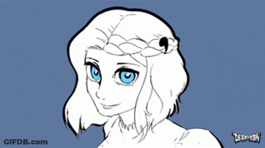 Sweet Girl To Succubus Transformation GIF