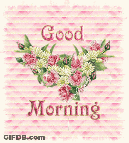 Sweet Good Morning Beautiful Flowers GIF