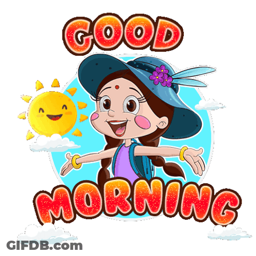 Sweet Good Morning Chutki GIF