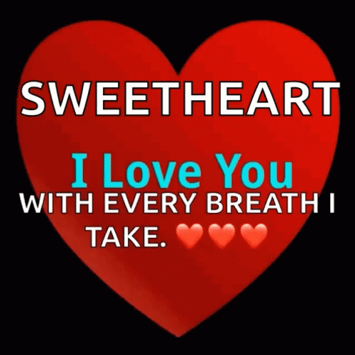 Sweet Heart Love You Message GIF