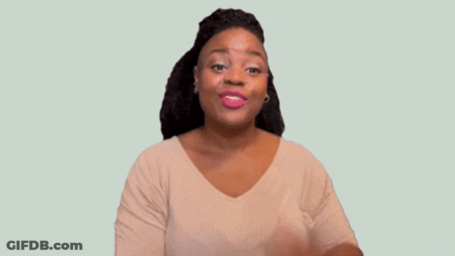 Sweet Lady Good Morning Sign Language GIF