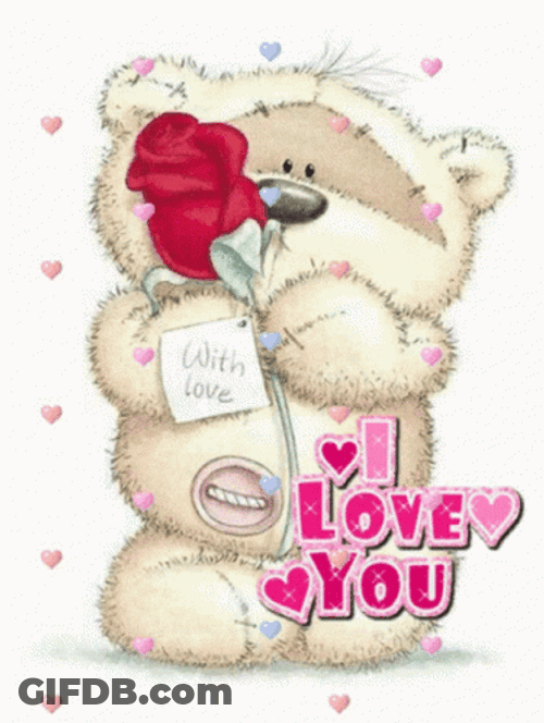 Sweet Love Bear I Love You Greeting GIF