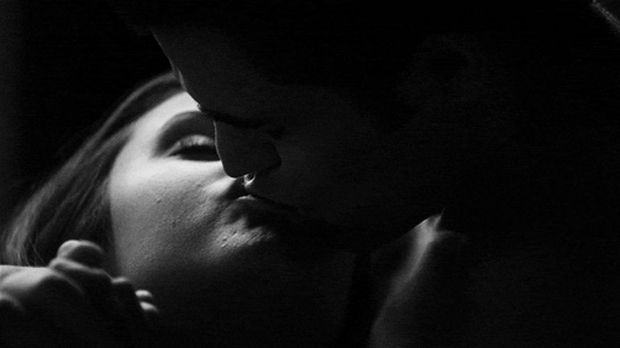 Sweet Love Couple Kiss GIF