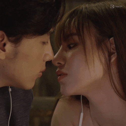 Sweet Love Couple Kiss Vietnamese Drama GIF