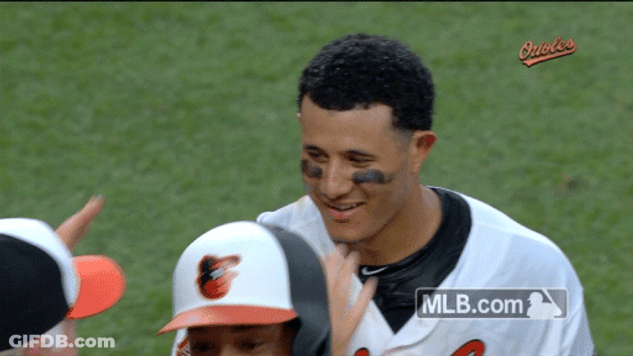 Sweet Manny Machado Smiling GIF