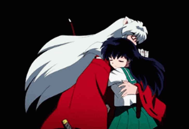 Sweet Moments Kagome Inuyasha GIF