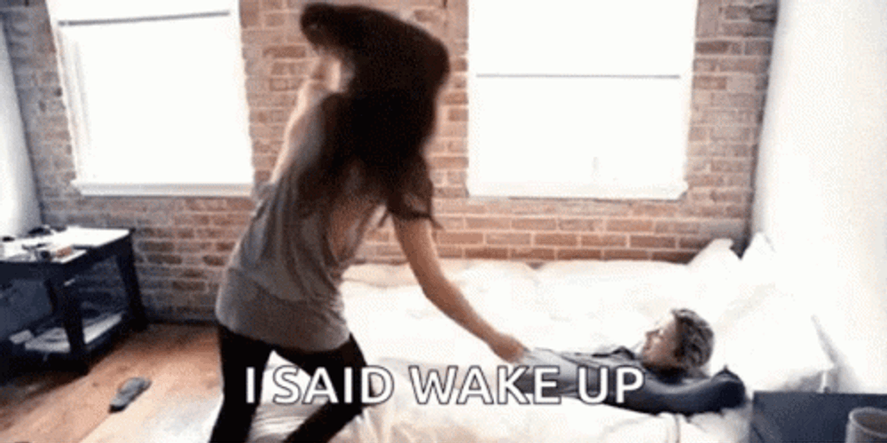 Sweet Morning Cuddle Lesbians GIF
