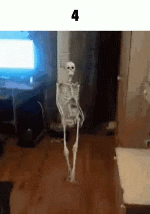 Sweet Serenade Skeleton Dancing GIF