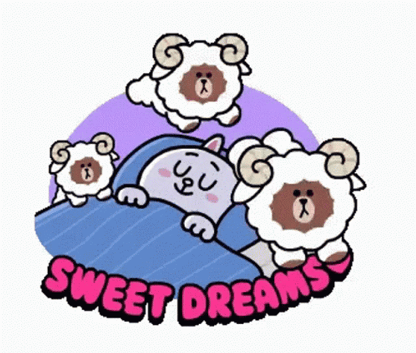 Sweet Sheep Jumping Dreams GIF