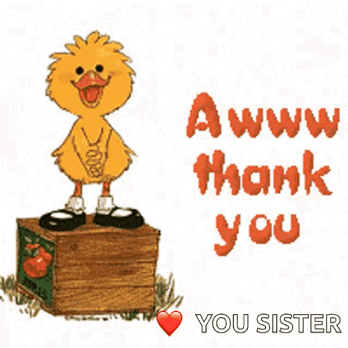Sweet Sister Aw Thank You GIF