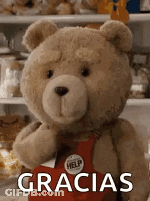 Sweet Ted Giving His Kiss Muchas Gracias GIF