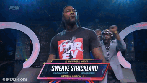 Swerve Strickland AEW Wrestler GIF
