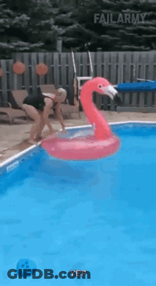 Swim In The Pool GIF