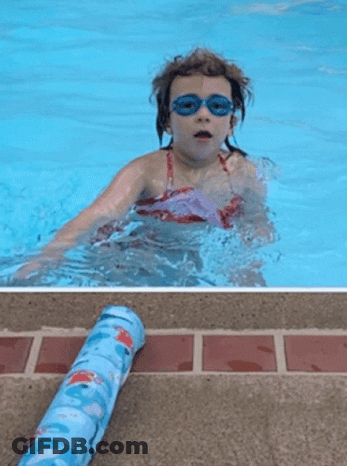 Swim Little Girl GIF