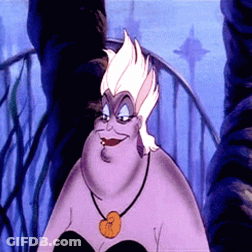 Swimming Octopus Ursula GIF