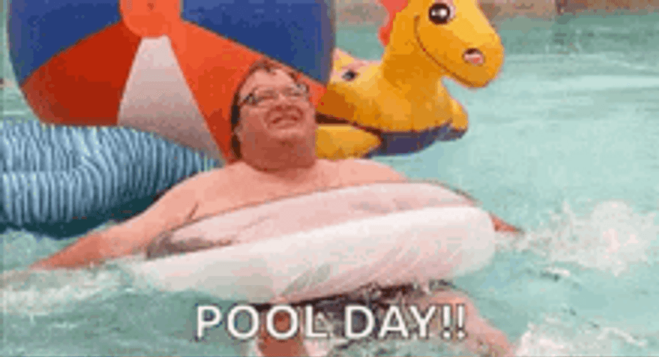 Swimming Pool Day GIF