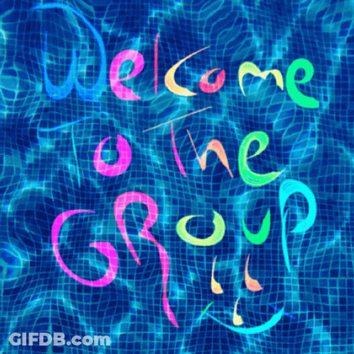 Swimming Pool Saying Welcome To The Group GIF