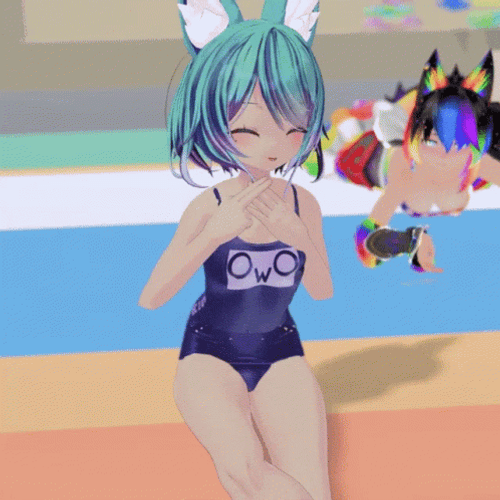 Swimsuit Cute Girl Posing GIF