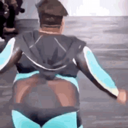 Swimwear Chubby Model GIF