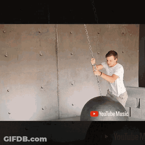 Swinging Wrecking Ball GIF