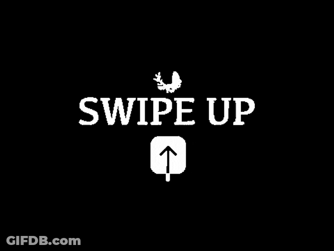 Swipe Up Like Subscribe Button GIF