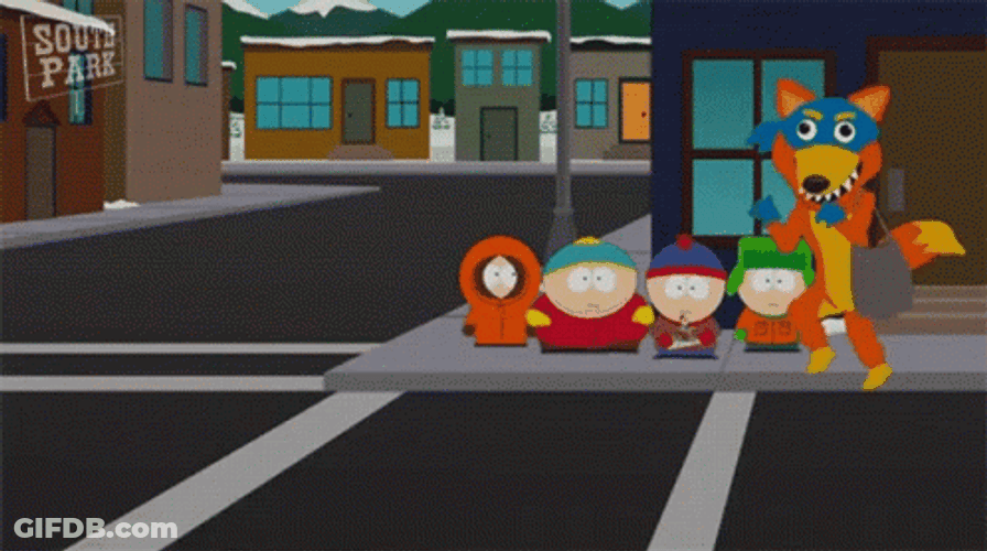 Swiper Crossing Pedestrian Leaving Children Behind GIF