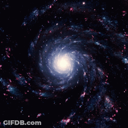 Swirling Celestial Portal Outer Space GIF