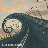Swirling Road GIF