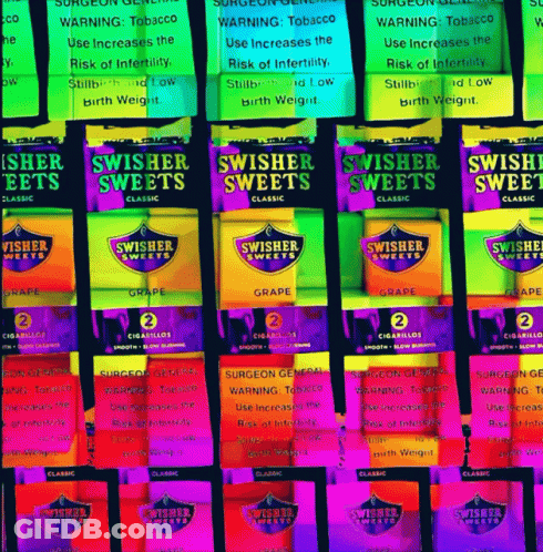 Swisher Sweets Packs Lined Up GIF