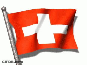 Swiss Flag Waving GIF