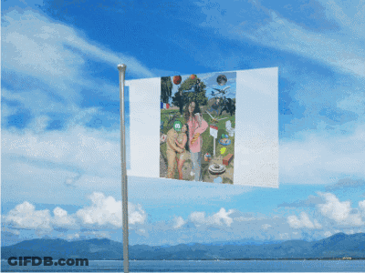 Swiss Flag With White Cross GIF