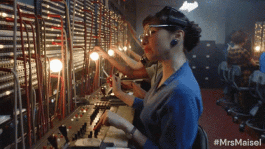 Switch Board Call Centre Job GIF