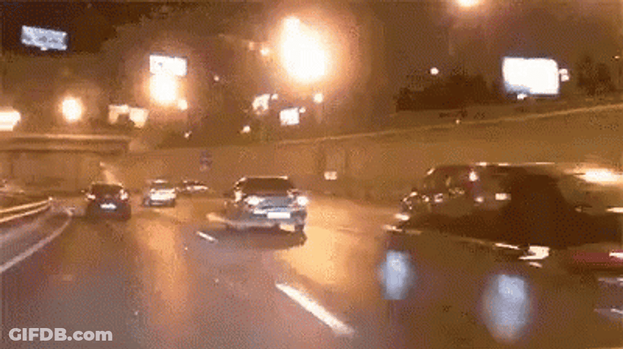 Switching Lanes Car Racing GIF