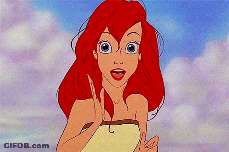 Swoon Ariel Flirting Little Mermaid GIF