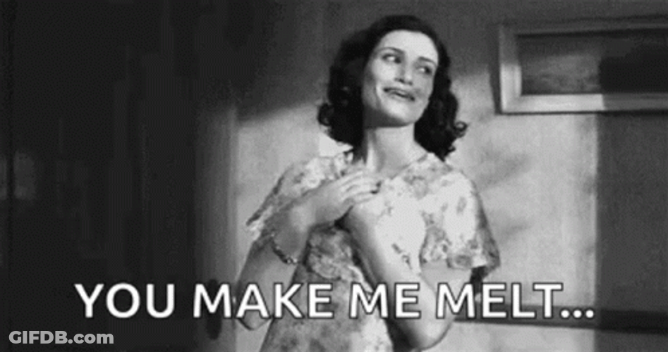 Swoon Making Me Melt Vintage Lady GIF