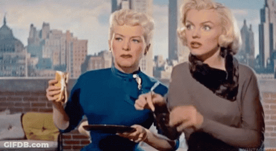 Swoon Marilyn Monroe Inspecting GIF