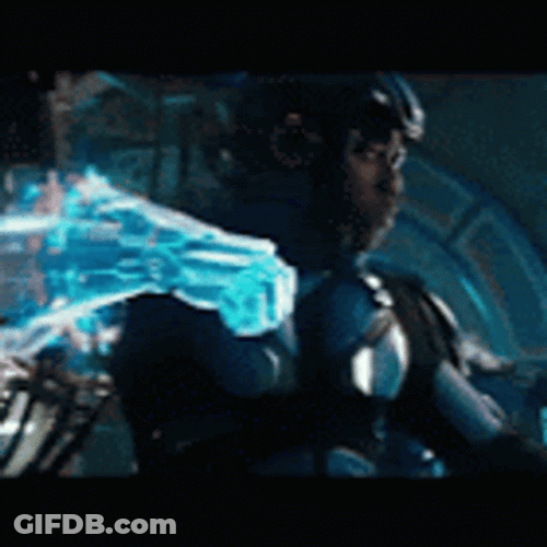 Sword Attack On The Building Pacific Rim GIF