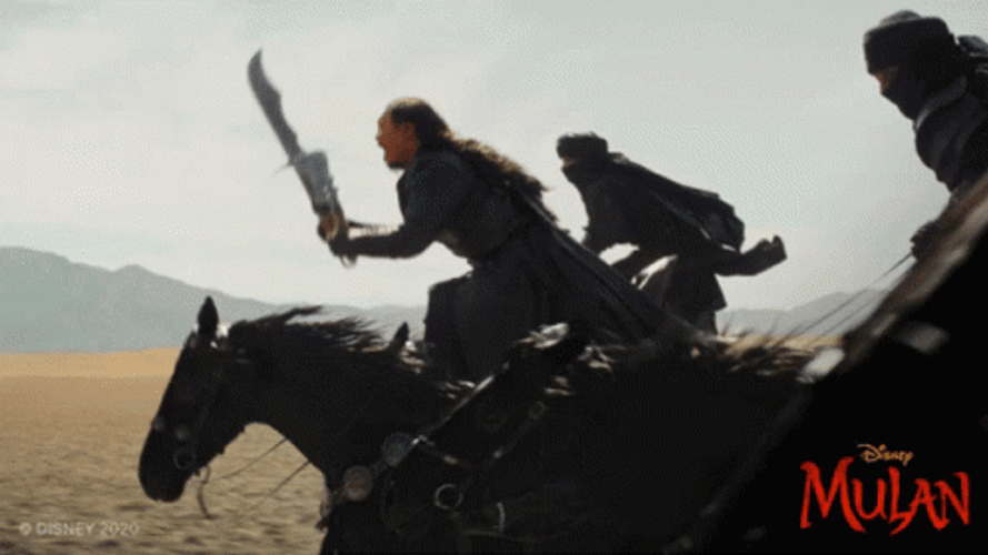 Sword Fighting Flying Stunt GIF